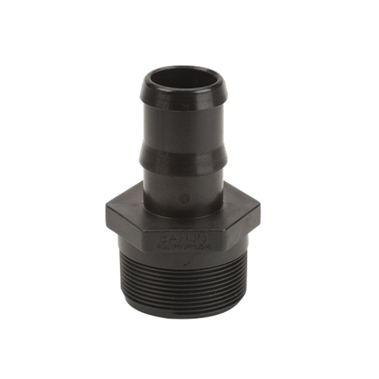 Picture of KING NIPPLE POLY HB200-150 2" MPT X 1-1/2" HOSE BARB